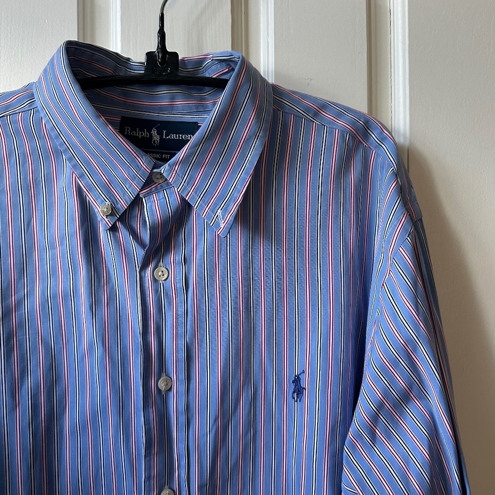Ralph Lauren - Men's Button Down - Neck 17.5